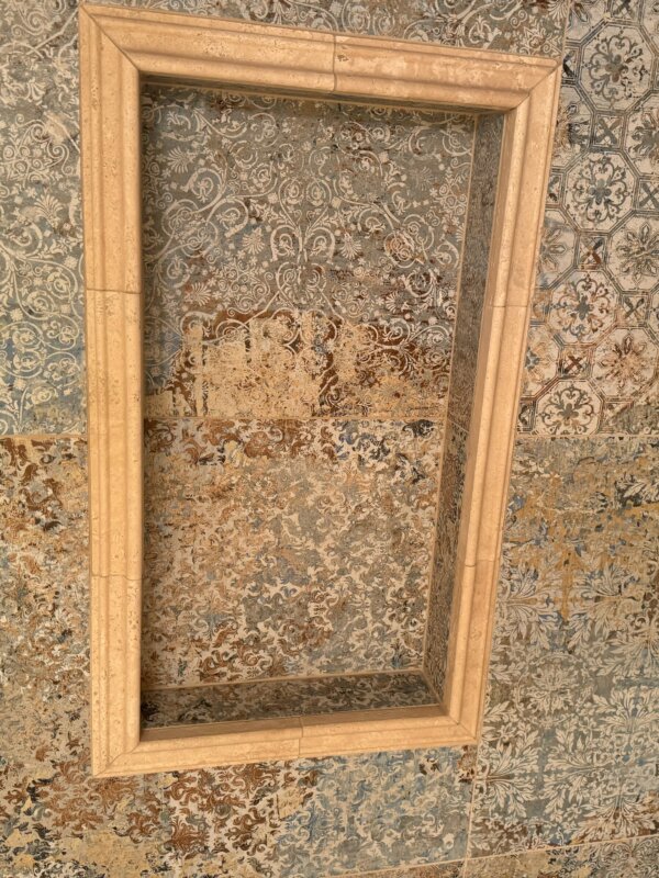 Custom Tile shower niche Cincinnati Ohio