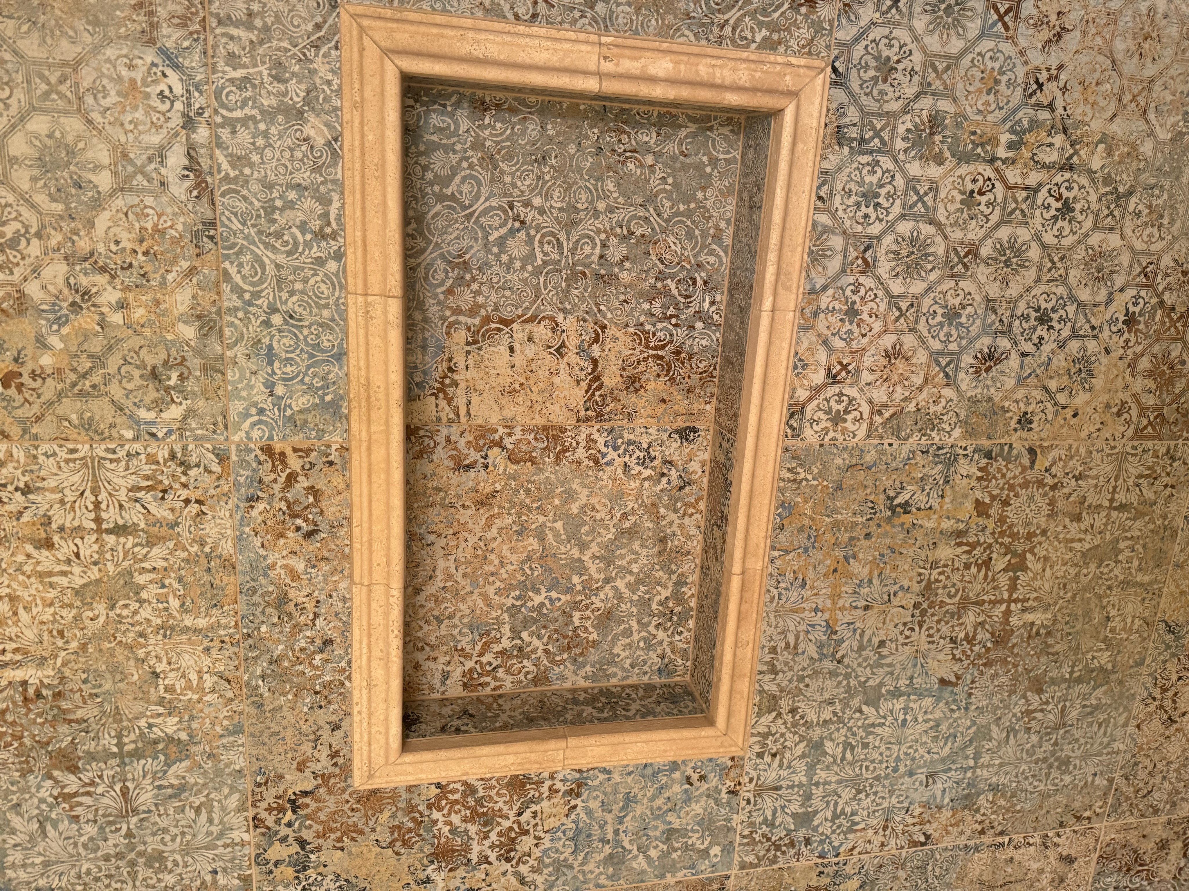Custom Tile shower niche Cincinnati Ohio