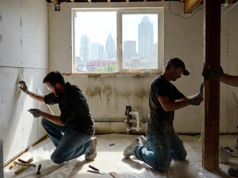 basementfloodrepairpost - New Leaf Home Repair and Remodeling