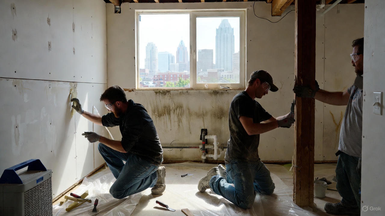 Basement Flooding Repair Cincinnati | Drywall & Wood Rot Repair After Flood Basement Flooding Repair Cincinnati | Drywall & Wood Rot Repair After Flood